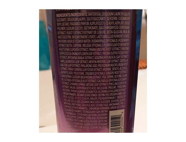 Dr groot shampoo food facts