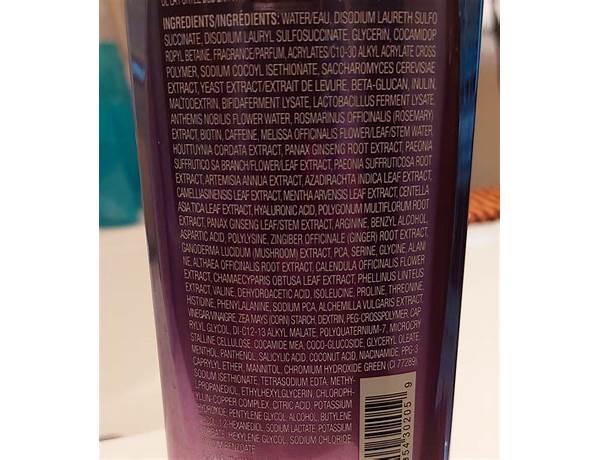 Dr groot shampoo nutrition facts