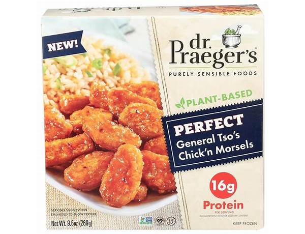 Dr. praegers general tso’s nutrition facts