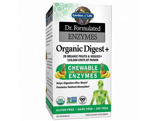 Dr.formulated enzymes food facts