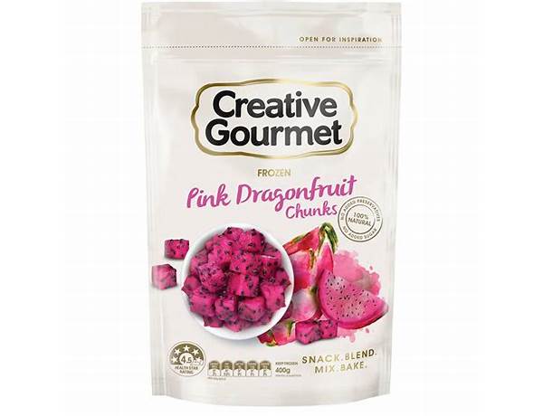 Dragon fruit chunks ingredients