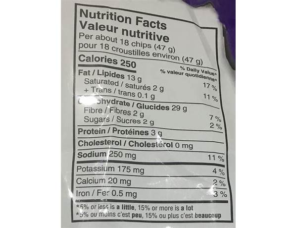 Dragon sweet chili nutrition facts