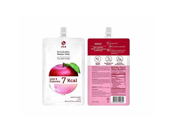 Drinkable konjac jelly ingredients