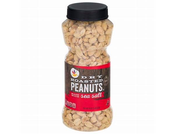 Dry roasted peanuts with sea salt ingredients
