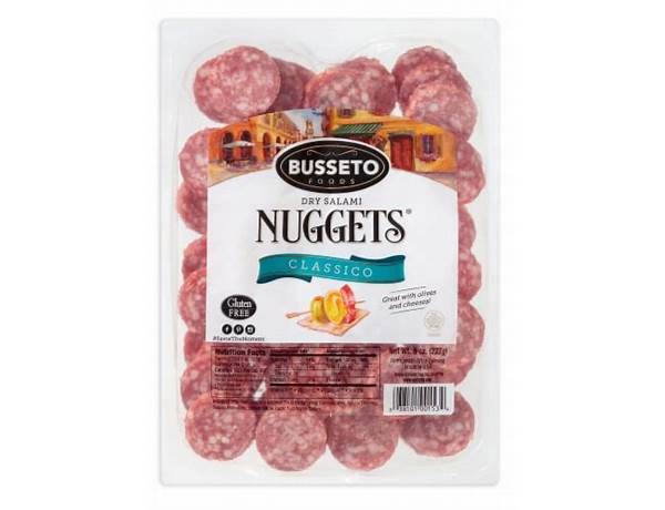 Dry salami nuggets food facts