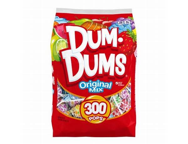 Dum-dums original mix - food facts
