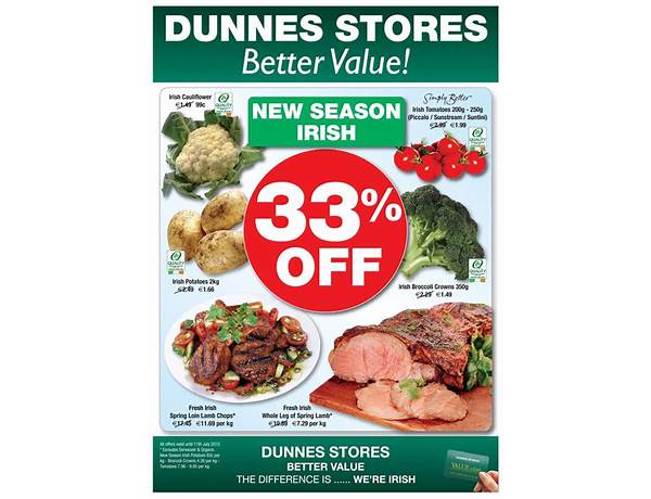 Dunnes Stores, musical term