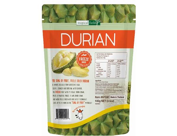 Durian freeze dried ingredients