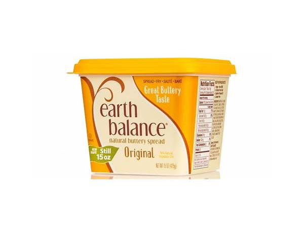 Earth balance original food facts