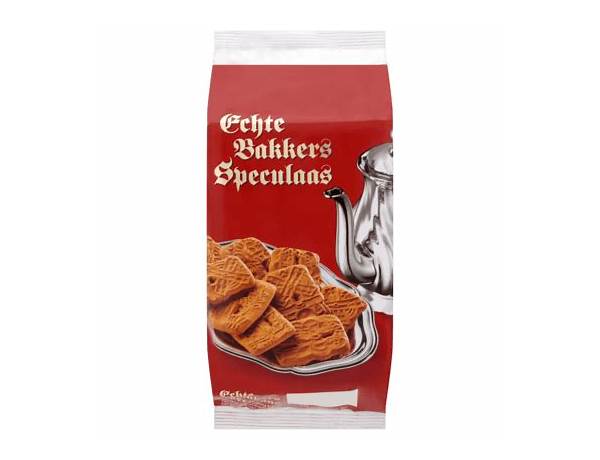 Echte bakkers speculaas nutrition facts