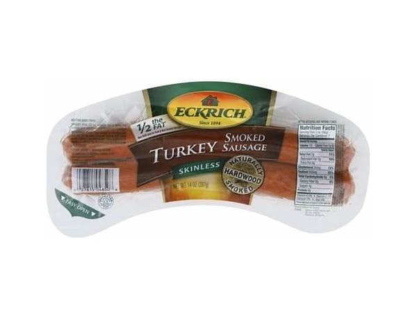 Eckrich, smoked sausage, turkey food facts