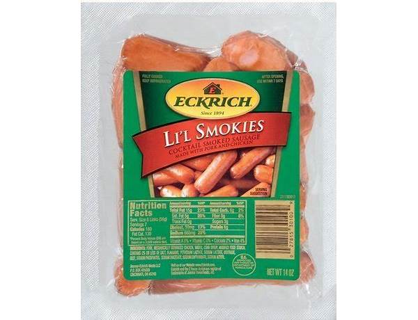 Eckrich lil smokies food facts