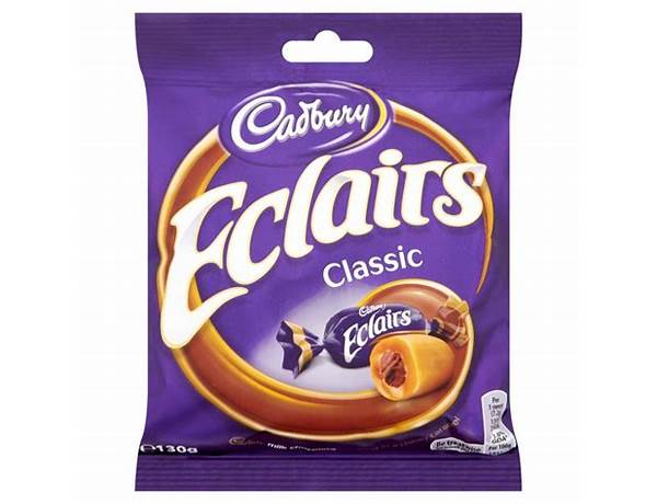Eclairs classic chocolate bag food facts
