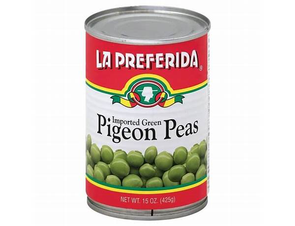 Econo green pigeon peas food facts