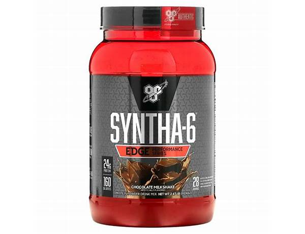 Edge performance series chocolate milkshake nutrition facts