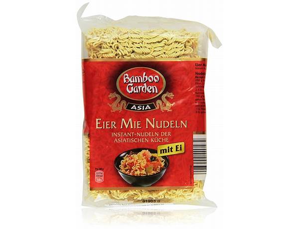 Eier mie nudeln food facts