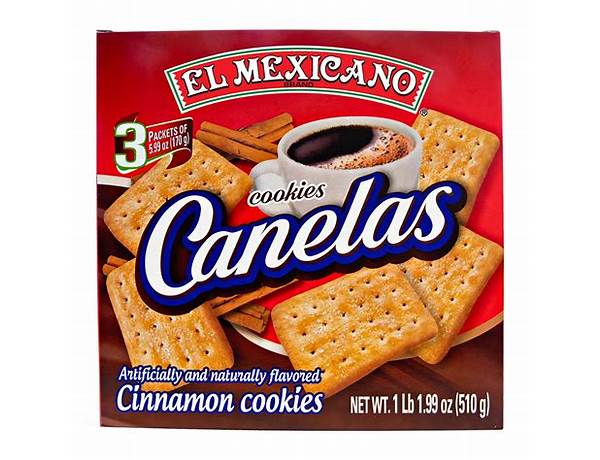 El mexicano  cookies canelas food facts