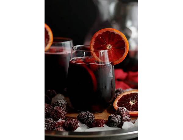 Elderberry sangria ingredients