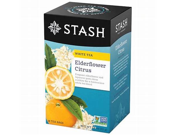 Elderflower citrus white tea food facts