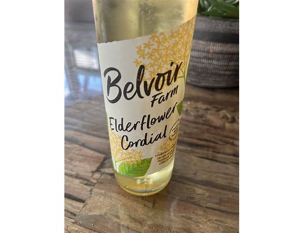 Elderflower cordial food facts