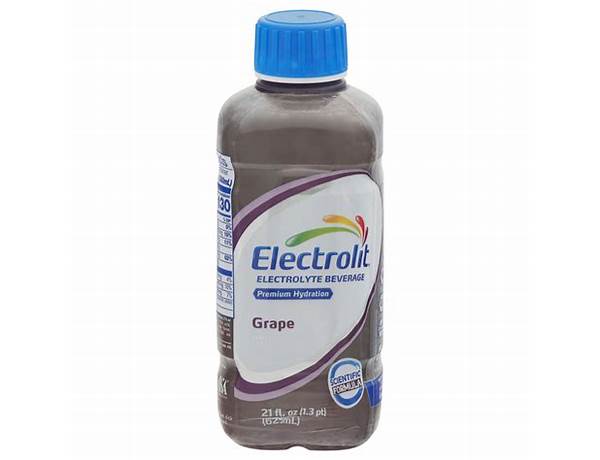 Electrolyte beverage grap ingredients