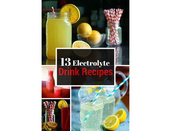 Electrolyte drink mix ingredients