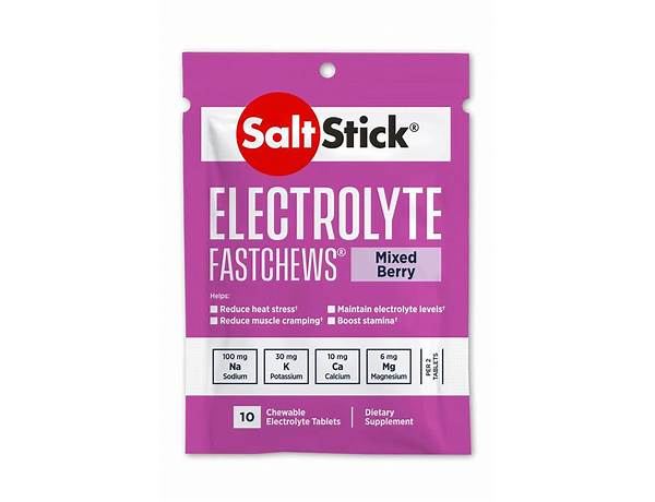 Electrolyte fastchews ingredients