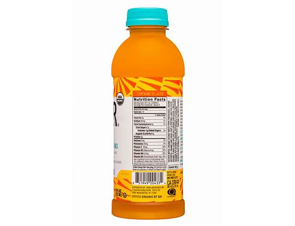 Electrolyte infusions, mango clementine food facts