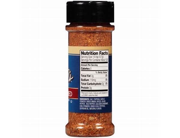 Emerils seasoning blend blackened nutrition facts