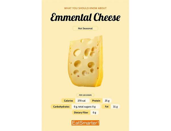 Emmental cheese ingredients