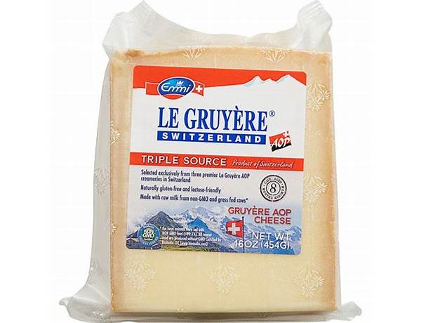 Emmi, gruyere cheese food facts