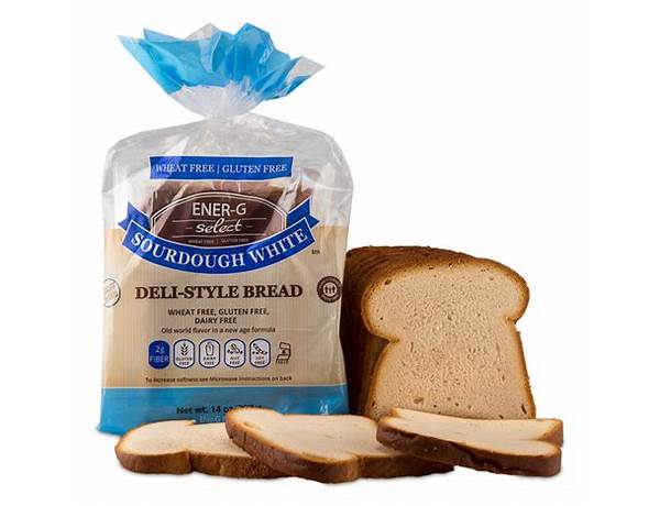 Ener-g select, sourdough white bread food facts