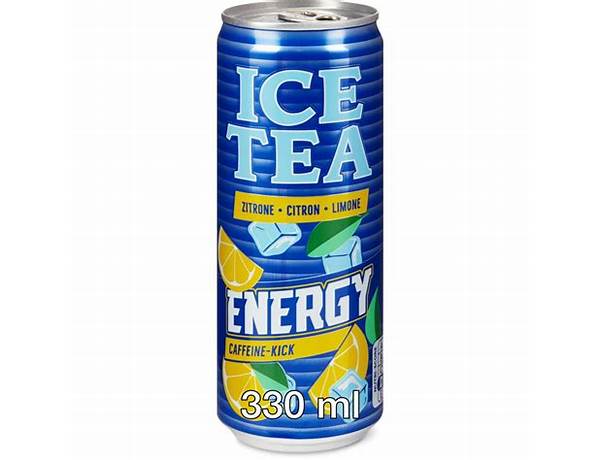 Energy iced tea energy drink food facts