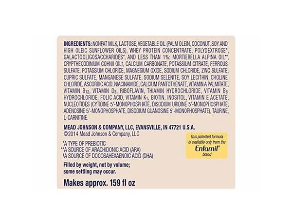 Enfamil ingredients