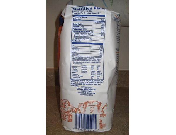 Enriched flour food facts