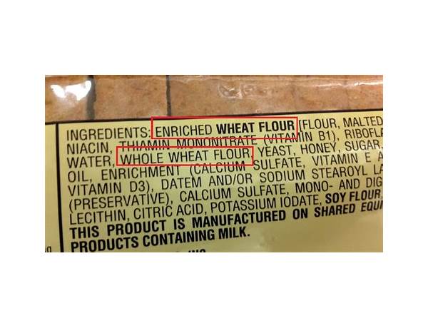 Enriched flour ingredients