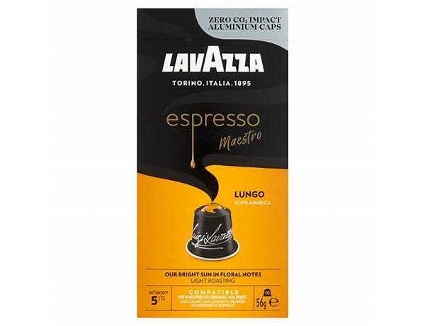 Espresso maestro lungo coffee pods ingredients