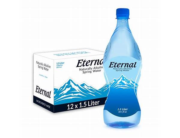 Eternal naturally alkaline spring water ingredients