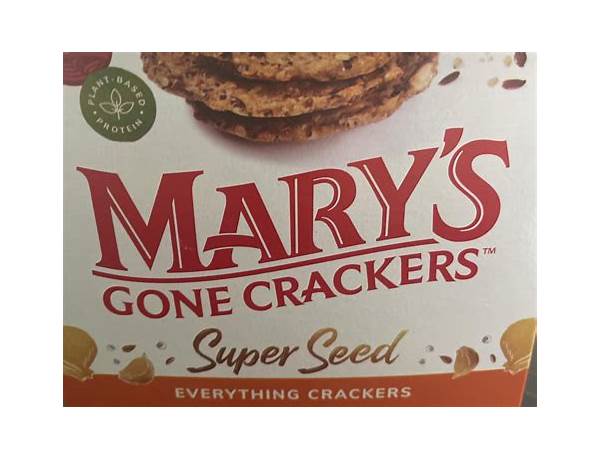 Everything super seed crackers food facts