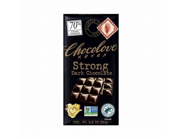 Extra dark 70% cocoa dark chocolate food facts