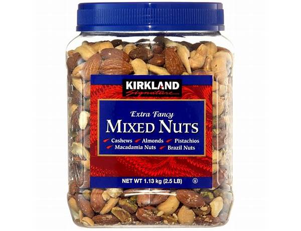 Extra fancy mixed nuts food facts