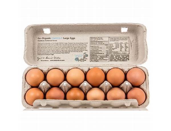 Extra large brown eggs food facts