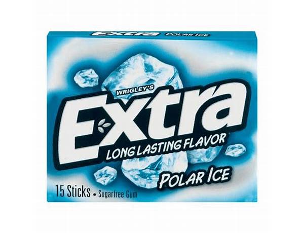 Extra polar ice slim pack nutrition facts