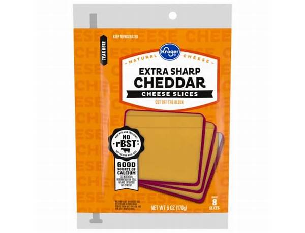 Extra sharp cheddar cheese slices ingredients