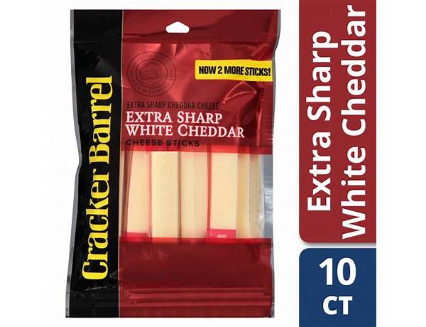 Extra sharp white cheddar cheese food facts