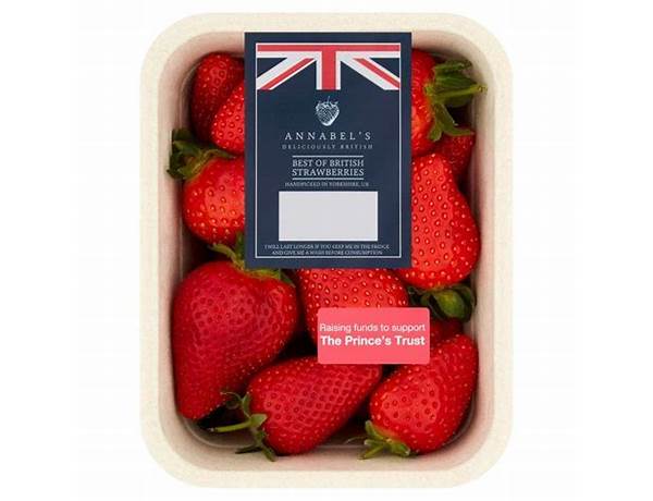 Extra sweet british strawberries food facts