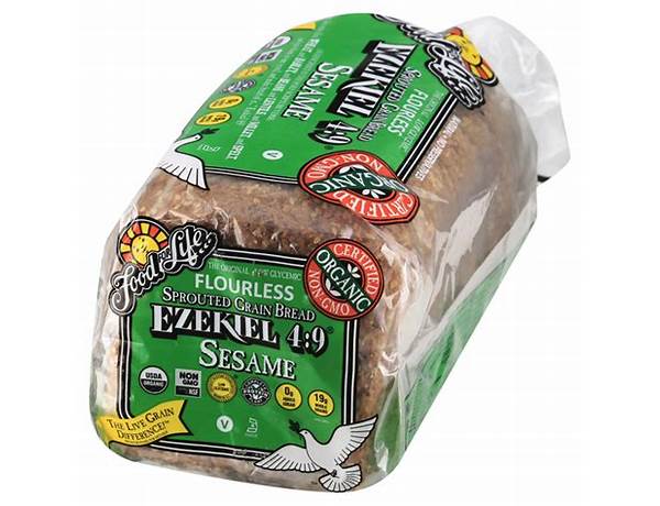 Ezekiel 4:9 sesame sprouted whole grain bread food facts