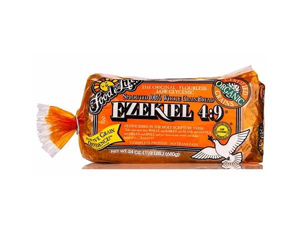 Ezekiel bread original sprouted organic food facts