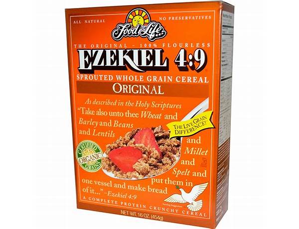 Ezekiel sprouted whole grain cereal almond food facts