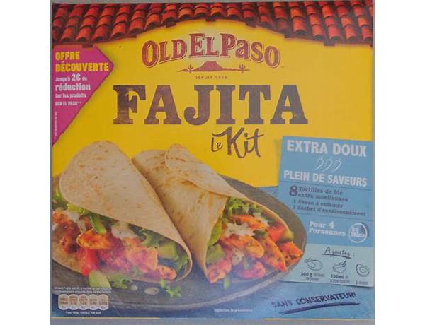 Fajita le kit food facts